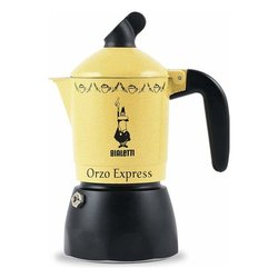 Orziera 4 Tazze Orzo Express Alluminio Giallo 0002324