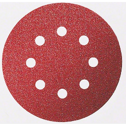 Set dischi abrasivi levigatrice 5 pz D.125 mm 80 G 2608605642