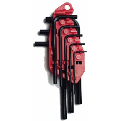 Set 8 chiavi maschio piegate per brugole esagonali 069251