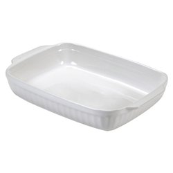 Pirofila Ceramica (22x14cm) Bianco COTC7C