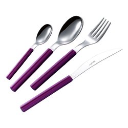 Set posate tavola 24 pz Inox You&Me SKY Viola YM24SK 25