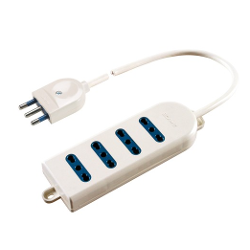 Multipresa tavolo 4 uscite 10/16A Bianco PP0369 1