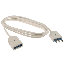 Prolunga elettrica bianco H05VV-F 3x1 mmq (300 cm) PP0386