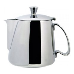 Teiera Inox (600ml) 4 tazze con coperchio ANNIVERSARIO Cromo lucido 030004