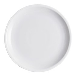 Piatto piano Porcellana (23,5cm) ROMA Bianco