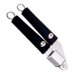Spremi aglio Acciaio (20x6cm) TWIST Cromo e Nero 1703