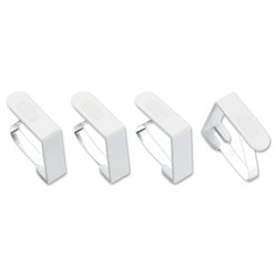 Set fermatovaglia 4 pz a molla DAILY Bianco 0613