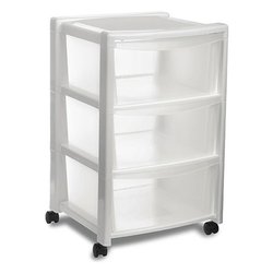 Cassettiera salvaspazio 3C (40x40x63cm) LIBERA Bianco 50333