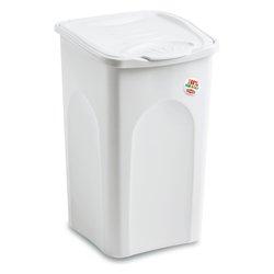Porta biancheria Plastica (50Lt) PRIMAVERA Bianco 70120