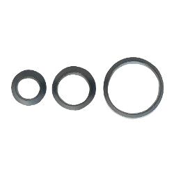 Guarnizioni idrauliche coniche  3/8, 1/2, 3/4, 1 assortito Nero P0370