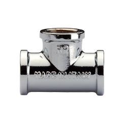 Raccordo idraulico a T cromo 1/2F N0328B