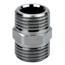 Raccordo idraulico nipplo doppio cromo 1/2M N0331B
