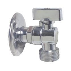 Rubinetto rapido a sfera cromo ottone filettato 1/2M K0261B