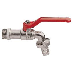 Rubinetto a sfera per esterno zincato ottone filettato 1/2M K0260B