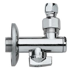 Rubinetto sottolavabo con filtro cromo ottone filettato 1/2M H0717