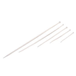 Set fascette cablaggio 20 pz Bianco per serraggio cavi da 3 a 33 mm PP0309