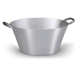 Scolapasta Alluminio (32cm) conico SERIE 7000 Silver naturale 7060 32