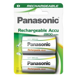 Batteria Torcia D ricaricabile 2800mAh RECHARGEABLE 2pz P 20 2BC2800