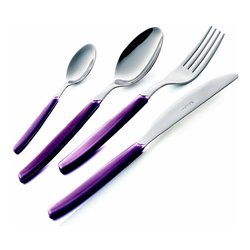 Set posate tavola 24 pz Inox CROMO Viola P13BCM 25