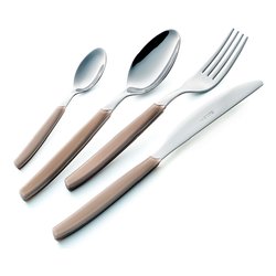 Set posate tavola 24 pz Inox CROMO Cromo lucido P13BCM 408