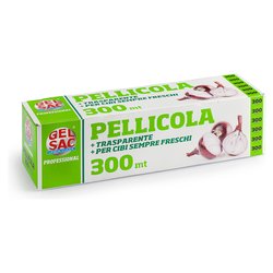 Pellicola alimenti (300 mt h.29 cm 9 Micron) Trasparente 413003