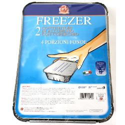 Set vaschette monouso Gr63 4 Porzioni 701056 2pz