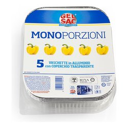 Set vaschette monouso Gr109 Monoporzione 700127 5pz