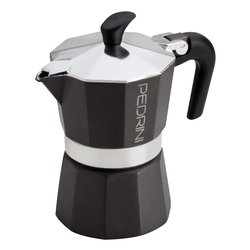 Moka elettrica 4 Tazze ALICIA Emk 4 Grigio e Nero 0132037005