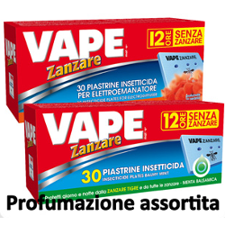 Insetticida ricambio piastrine Zanzare Geranio/Menta Assortito GA1889600