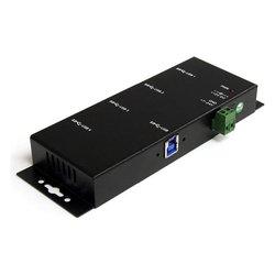 Hub USB 3.0 Industriale Black 4 porte ST4300USBM