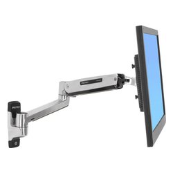 Supporto monitor TV parete ( 11 Kg ) VESA 200 x 100 LX SERIES Sit Stand Silver 45 353 026