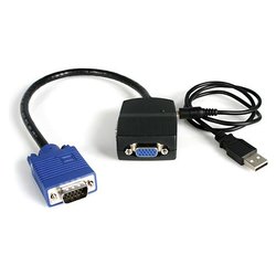 Splitter VGA 2 porte Black e Blue ST122LE