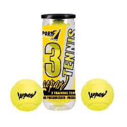Set palle tennis 3 pz LEOPARD Giallo 708300031