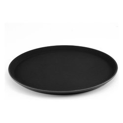 Vassoio antiscivolo Plastica (35cm) Nero 2335035