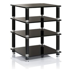 Mobile HI FI Stabbl Black (60cm) NORSTA060ABKP