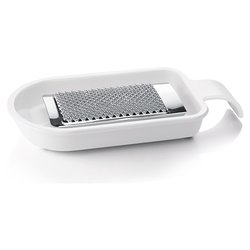 Grattugia con contenitore Plastica FORME Bianco 120456 11