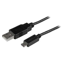 Cavo MicroUSB Slim 2m USBAUB2MBK