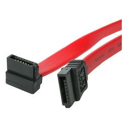 Cavetto interno Serial Ata Angolato a Destra Rosso 0,45m SATA18RA1