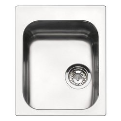 Lavello 1 vasca (42x50cm) ALBA Inox Spazzolato VS34 P3