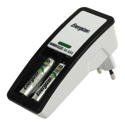 Caricabatterie ACCU RECHARGE MINI Black e Silver 2xAAA 635036