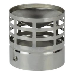 Fumaiolo (8cm) PELLET LINE Inox satinato AL824