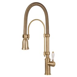 Miscelatore lavello doccetta estraibile Ottone spazzolato MIDR7O 2