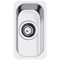 Lavello 1 vasca (16,8x31,8cm) ALBA Inox Spazzolato UM15