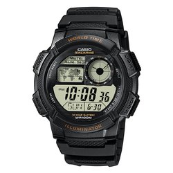 Orologio COLLECTION World Time Black AE 1000W 1AVEF