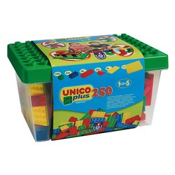Secchiello mattoncini ( 250 pz ) UNICOPLUS 18-60m 8525 0000