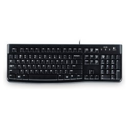 Tastiera computer K SERIES K120 Wired Black 920 002517