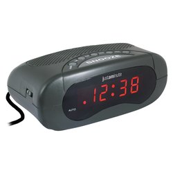 Sveglia JUSTAMINUTE Con funzione snooze Black EH49101N