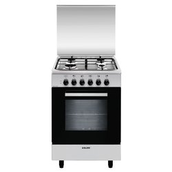 Cucina gas 4 zone Forno elettrico ALPHA A554MI6 Inox Classe A (53x50x90cm)