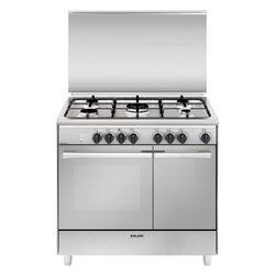 Cucina gas 5 zone Forno elettrico UNICA UR965MI Inox Classe A (90x60x95cm)