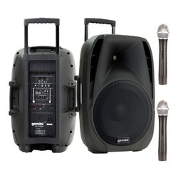 Set karaoke ES TO GO SERIES Es 12Togo Black 150W 1126082 Bluetooth RCA, Aux, TRS, USB, SD Card